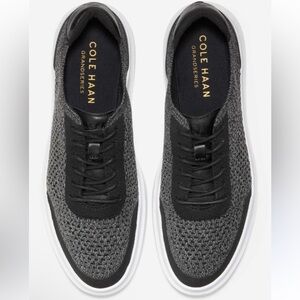 Cole Haan grand series Men's Black and Gray Knit Lightweight Sneaker